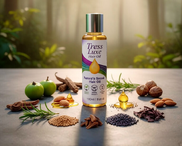 Tress Luxe Herbal Hair Oil — Premium Ayurvedic Hair Care