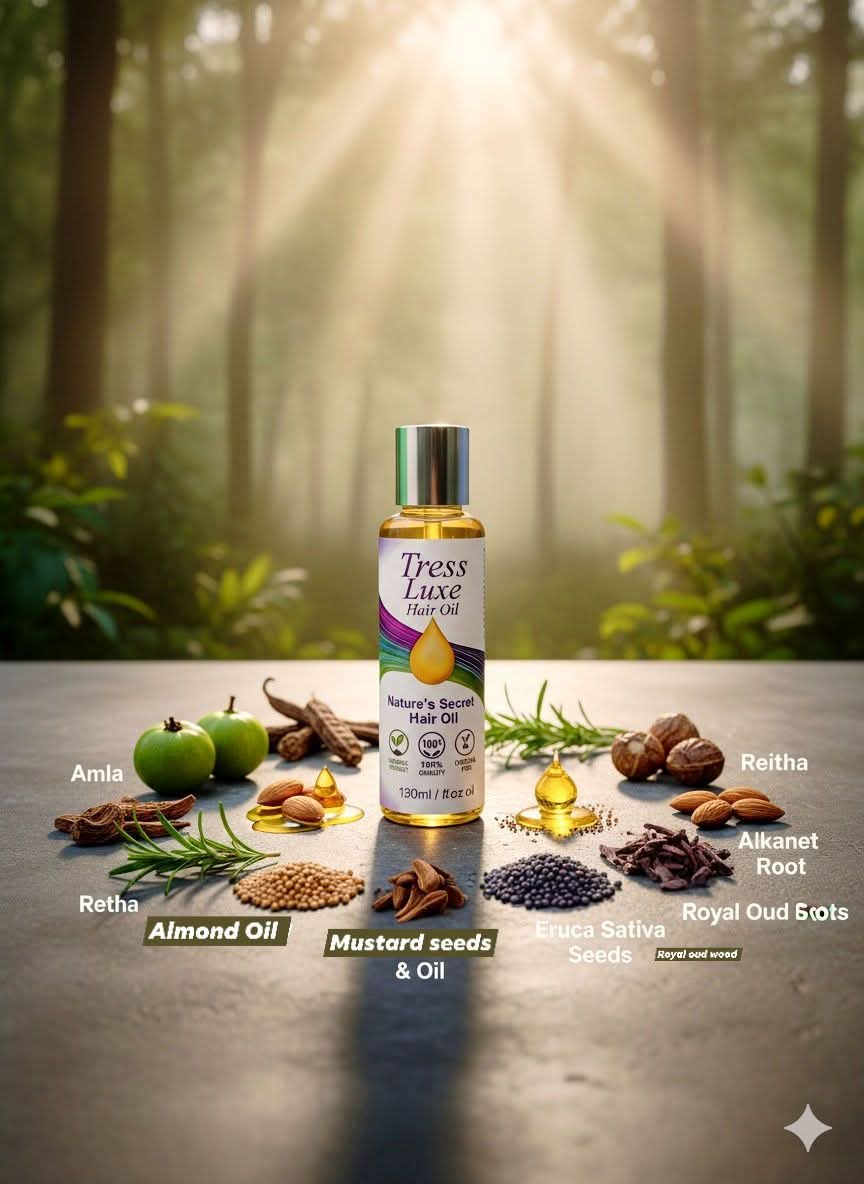 Tress Luxe Hair Oil by Herbioluxe